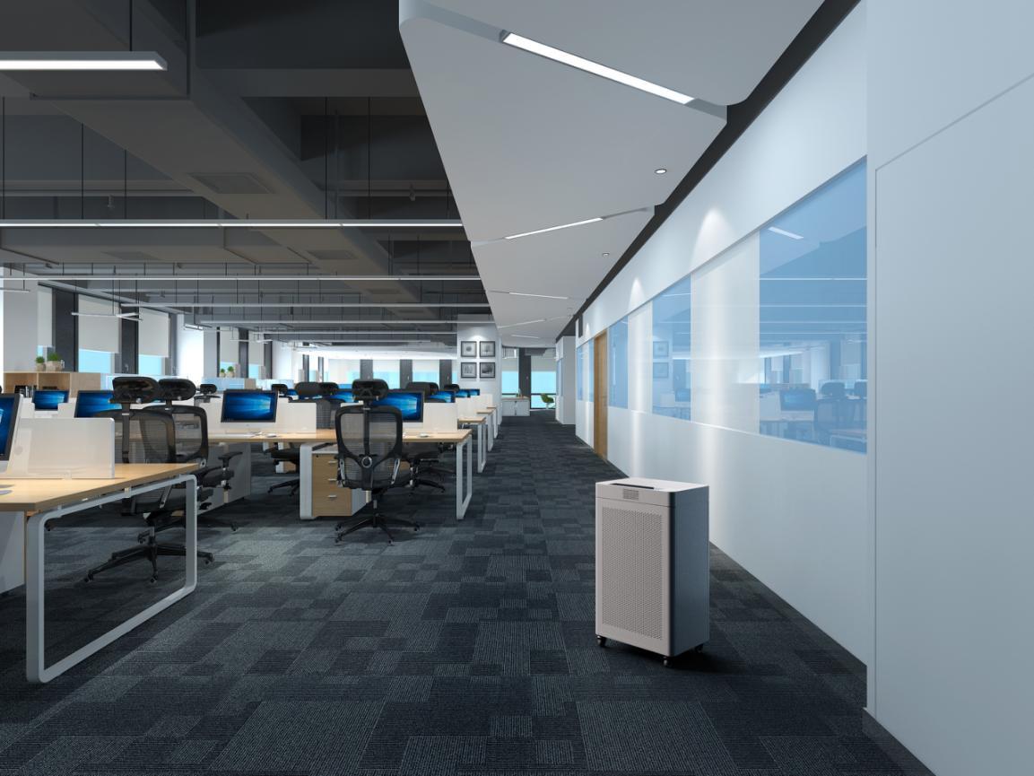 What to do about secondhand smoke in the office? YifeiAir offers you a smoke odor removal solution_office_negative oxygen ions