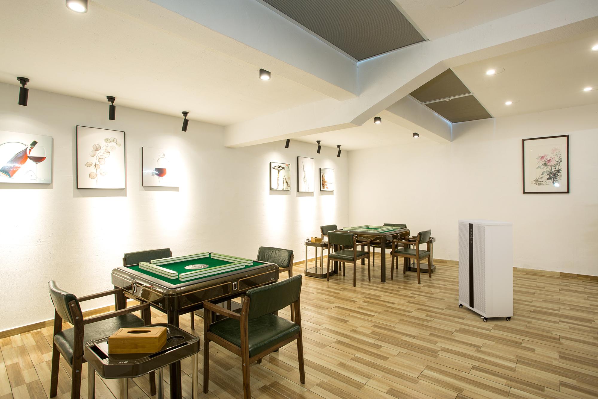 棋牌室空气清新秘诀:伊斐净宝Y-1200Plus空气净化器_棋牌_空气净化